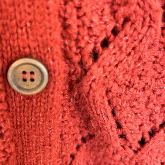 Anthropologie Lili’s closet Lace bottom sweater S good used condition - Picture 10 of 14